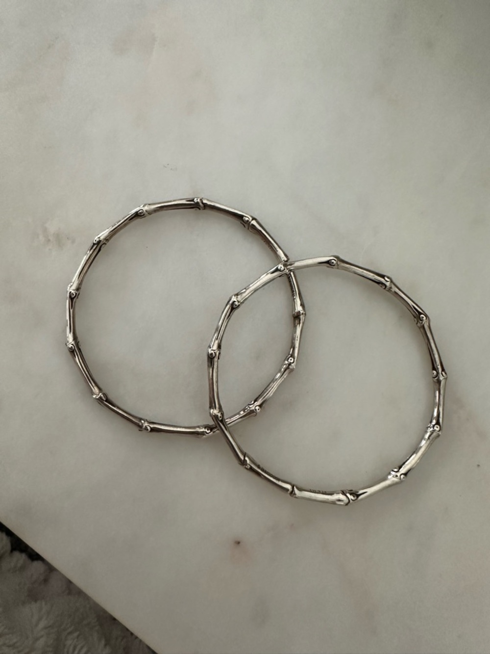 John Hardy Sterling Silver Bamboo Hoop Earrings